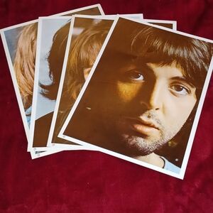 Vintage Paul McCartney Print Lot - Portraits in Warm Tones